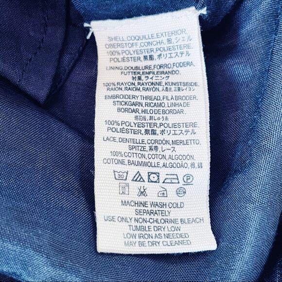 Free People Embroidered Lace Overlay Pleated Mini Skirt Black XS EUC - Picture 8 of 11